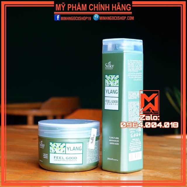 Dầu gội - kem ủ tóc thảo dược SILKY YLANG FEED GOOD 250ml chính hãng