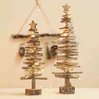 Cây thông noel gỗ trang trí (order)