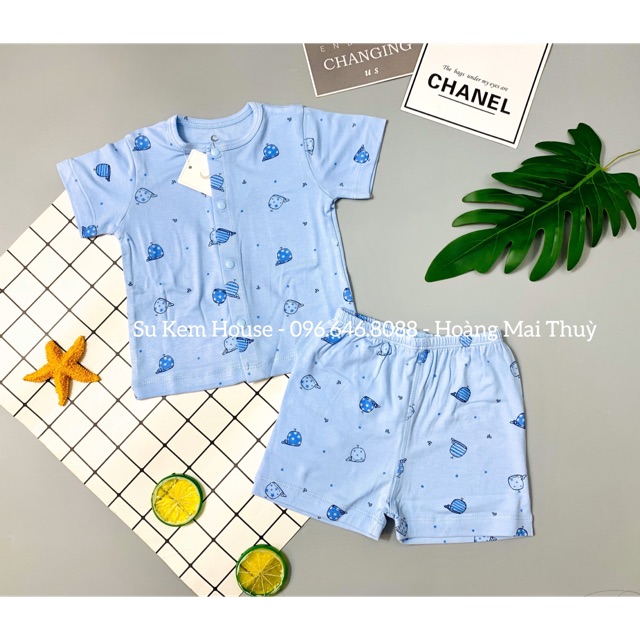 Bộ Quần áo cộc tay Moon@ cho bé từ sơ sinh