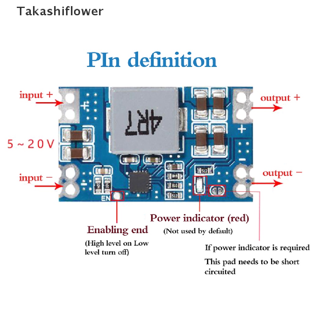 Mô Đun Giảm Áp DC-DC 3.3V 5V 9V 12V 5A mini560 Chuyên Dụng