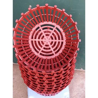 BỘ 5 CHẬU NHỰA GIẢ GỖ TRỒNG LAN PHI 30