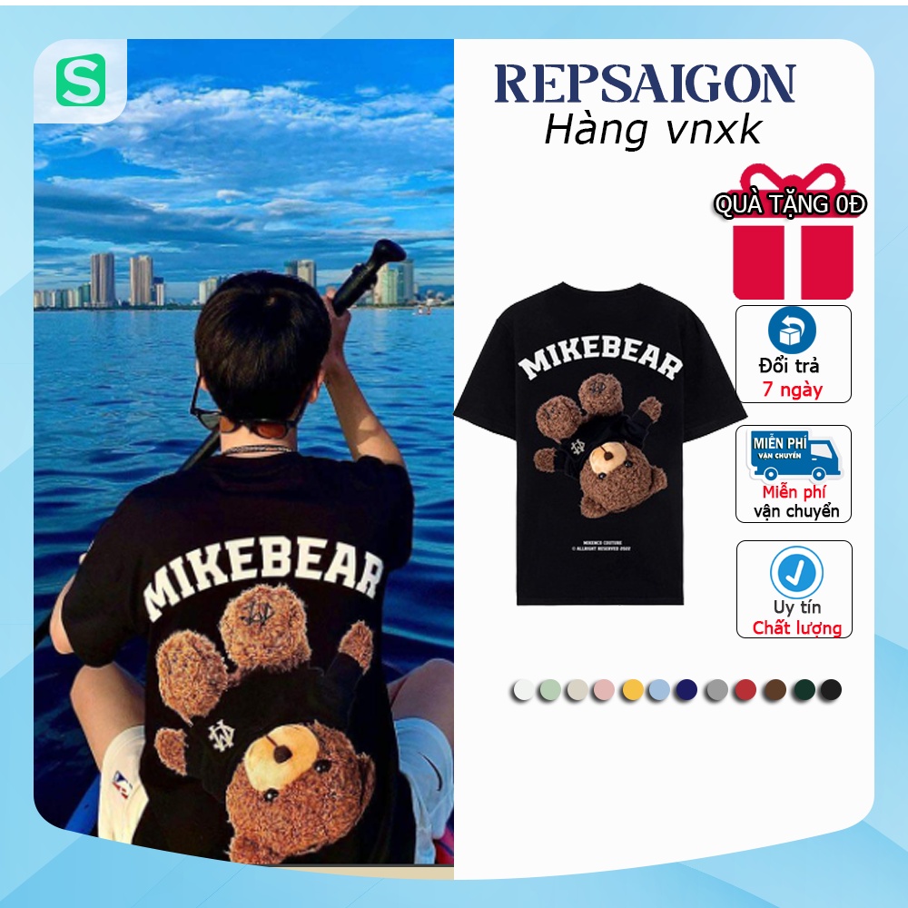 Áo Thun Mikebear Áo Gấu Lộn Ngược