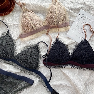 Bộ Bralette Ren Đệm Mỏng 3D Mới S322