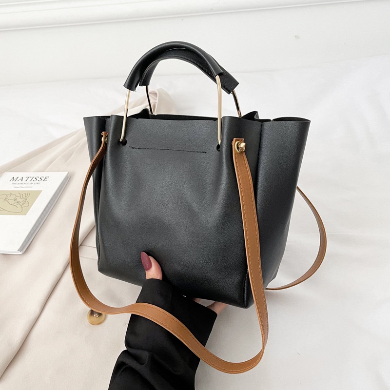 IELGY Túi Đeo Vai Cỡ Lớn Nhiều Màu Sắc Tùy Chọn Phong Cách Hàn Quốc Thời Trang Cho Nữ