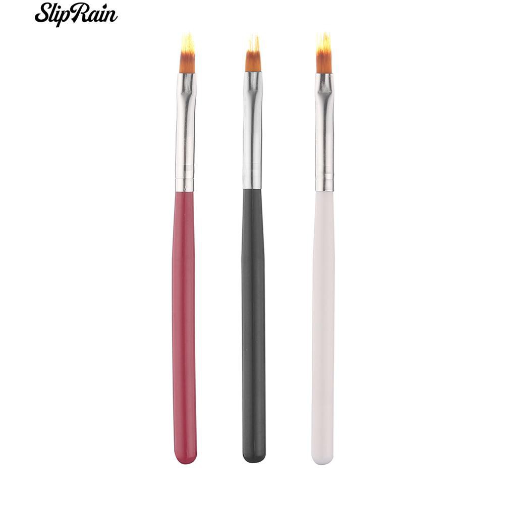 ♥ UV Gel Gradient Painting Pen Brush Plastic Handle Manicure Nail Art Tool