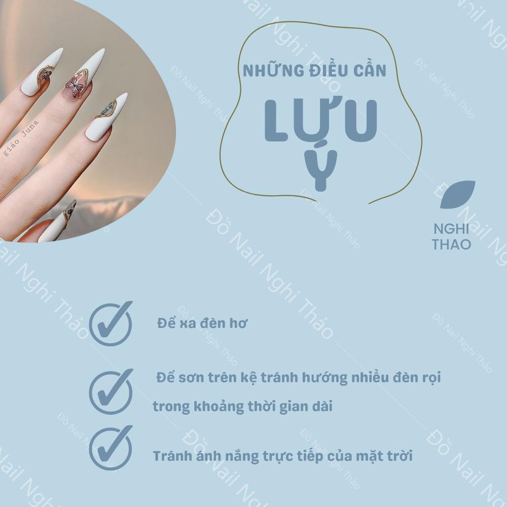 Nước sơn móng tay gel Jeliva, sơn trắng sữa - đen trắng nước gạo
