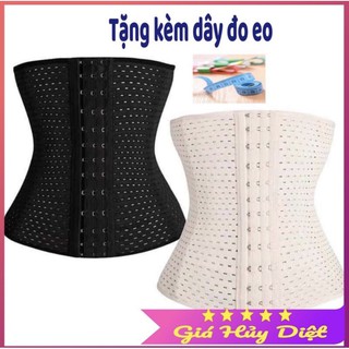 Đai nịt bụng móc cài thông hơi giảm eo 3-5cm