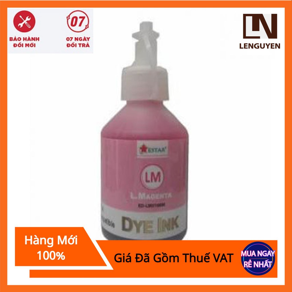 Mực in phun Estar Epson, Brother 100ml chất lượng, Giá siêu rẻ, Đã gồm VAT