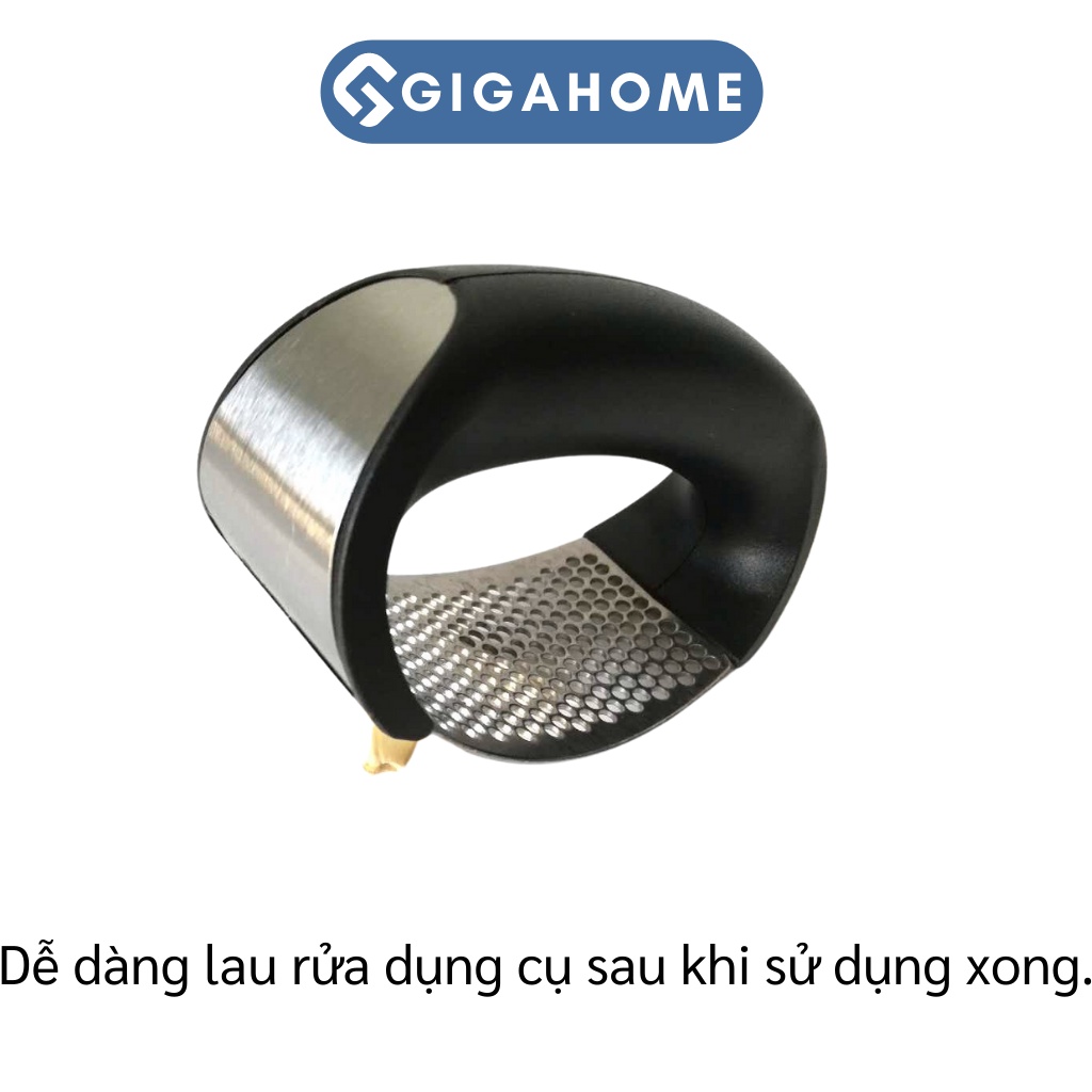 Dụng Cụ Dập, Ép Tỏi, Hành GIGAHOME Cán Đen Cao Cấp 8282