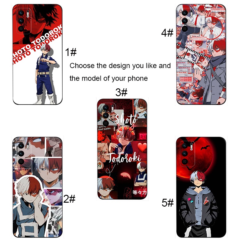 Ốp Điện Thoại Mềm Họa Tiết Shoto Todoroki My Hero Academia Cho iPhone 7 8 7+ 8+ 6+ 6S+ XR XS Max 5 5s VX137