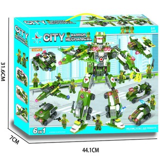 Lắp ráp Ghép Hình Chiến Binh ROBOT (524 Miếng Ghép) SP668