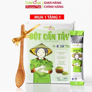 Dalahouse, Bột cần tây nguyên chất Dalahouse sấy lạnh 60gr hỗ trợ giảm cân, đạt chuẩn Châu Âu