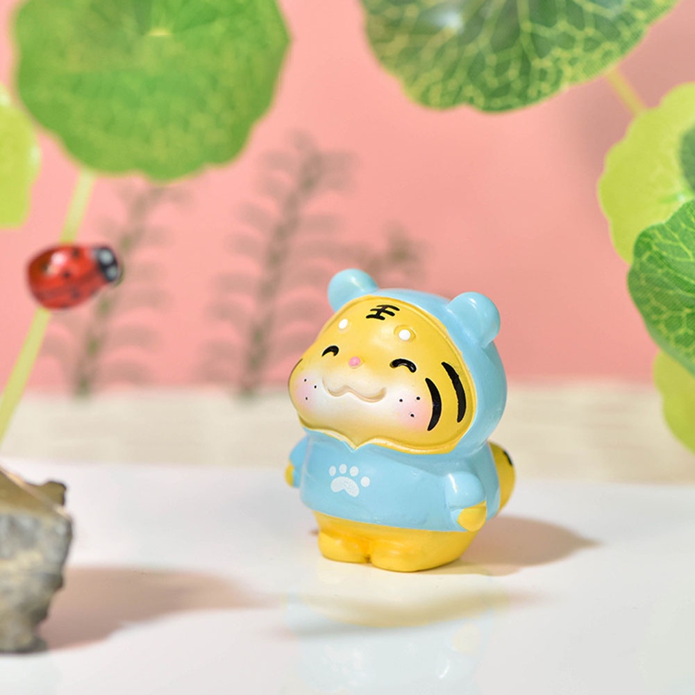 2022 năm mới Micro Bonsai phong cảnh mọng nước trang trí trang trí nhà Máy tính để bàn dễ thương chút hổ nhựa đồ trang trí nhỏ