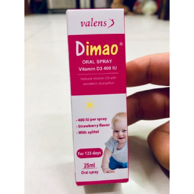 Dimao - Vitamin D3 Dạng Xịt 400IU, Hàng Nhập Khẩu Châu Âu, Hương Dâu, Hiệu Quả Và Hấp Thu Tốt mẫu mới date xa 2022