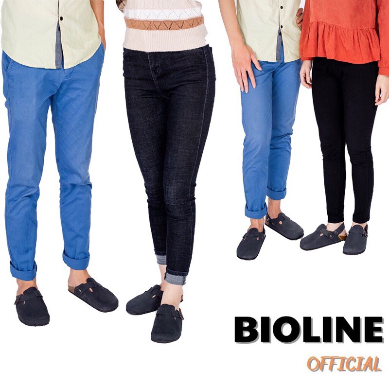 [DA BÒ THẬT] Dép sục birken da bò thật cao cấp dép bít mũi Bioline unisex - Bioline Official | BigBuy360 - bigbuy360.vn