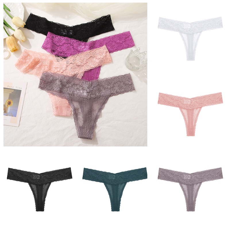All of me Quần lót ren hoa  xuyên thấu gợi cảm cho nữ