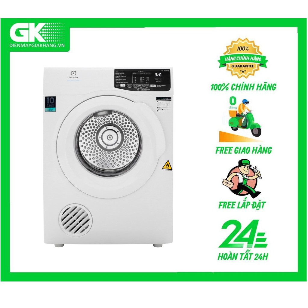 EDV705HQWA - MIỄN PHÍ CÔNG LẮP ĐẶT - MÁY SẤY THÔNG HƠI EDV705HQWA 7 KG