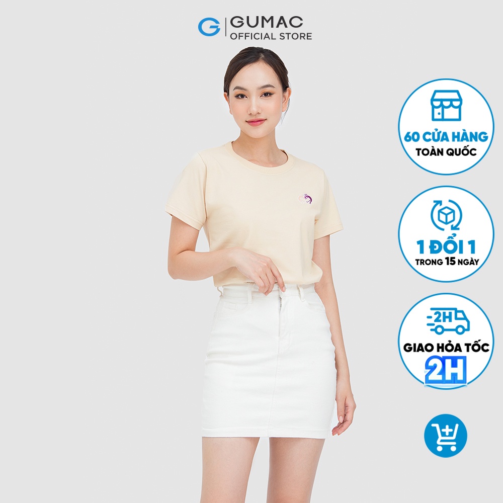 Áo nữ thêu hình ATC05073 thời trang GUMAC