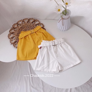 Quần kaki đùi cho bé gái