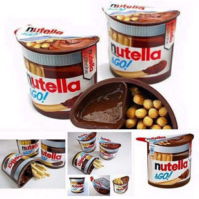 Mứt Nutella chocolate & hạt dẻ kèm bánh quy que