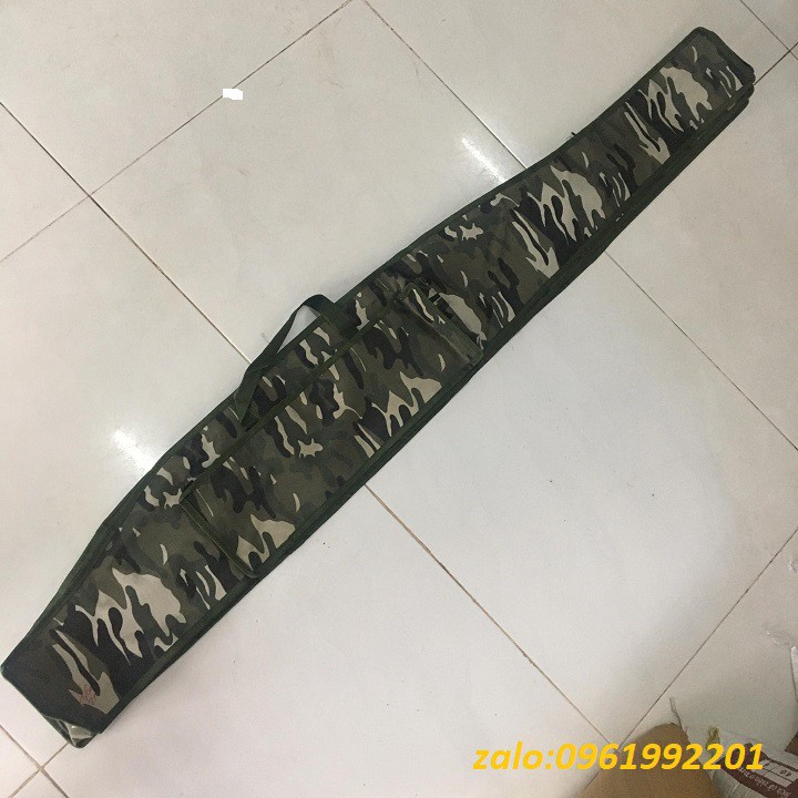 Bao Đựng Cần Câu 2 Ngăn màu camo Chất Lượng Dài 80cm đến 1m6-túi đựng cần câu 2 ngăn-bao đựng cần câu