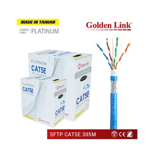 Thùng cuộn 305M Cáp mạng Golden Link SFTP Cat5e