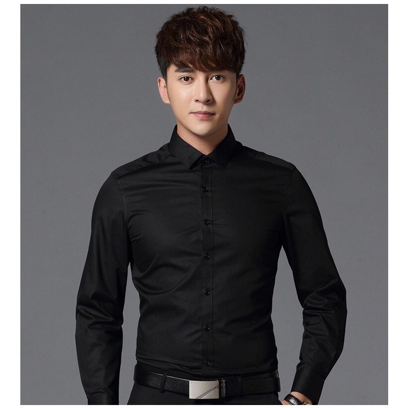 Bộ sưu tập áo sơ mi dài tay nam Hàn Quôc | BigBuy360 - bigbuy360.vn