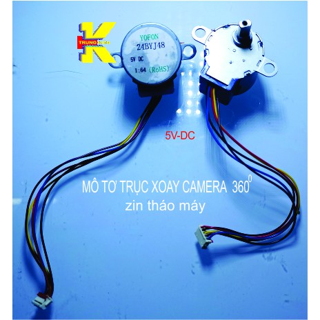 Môtơ giảm tốc quay quét cho Camera wifi