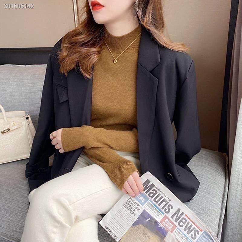 Áo len tăm cổ 3p màu bã trầu