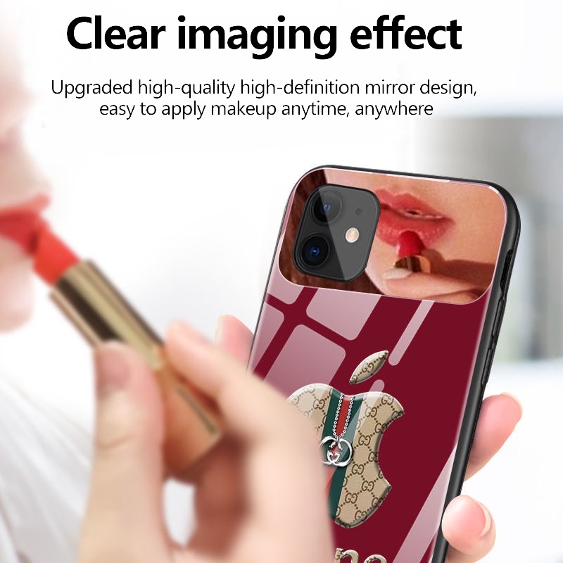Ốp Điện Thoại Tráng Gương Màu Bạc Sang Trọng Cho iPhone 13 12 Pro Max 11 Pro XS Max