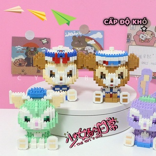 Lego Bộ đồ chơi xếp hình động vật dễ thương Đồ chơi bé gái xếp hình mini