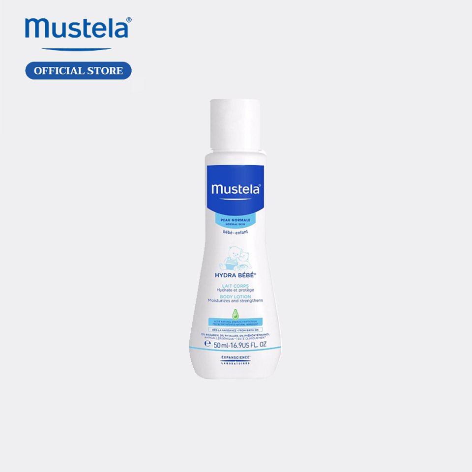 [Hàng tặng không bán] Kem Dưỡng Da Toàn Thân Cho Trẻ Sơ Sinh &amp; Em Bé Da Thường Mustela 50ml