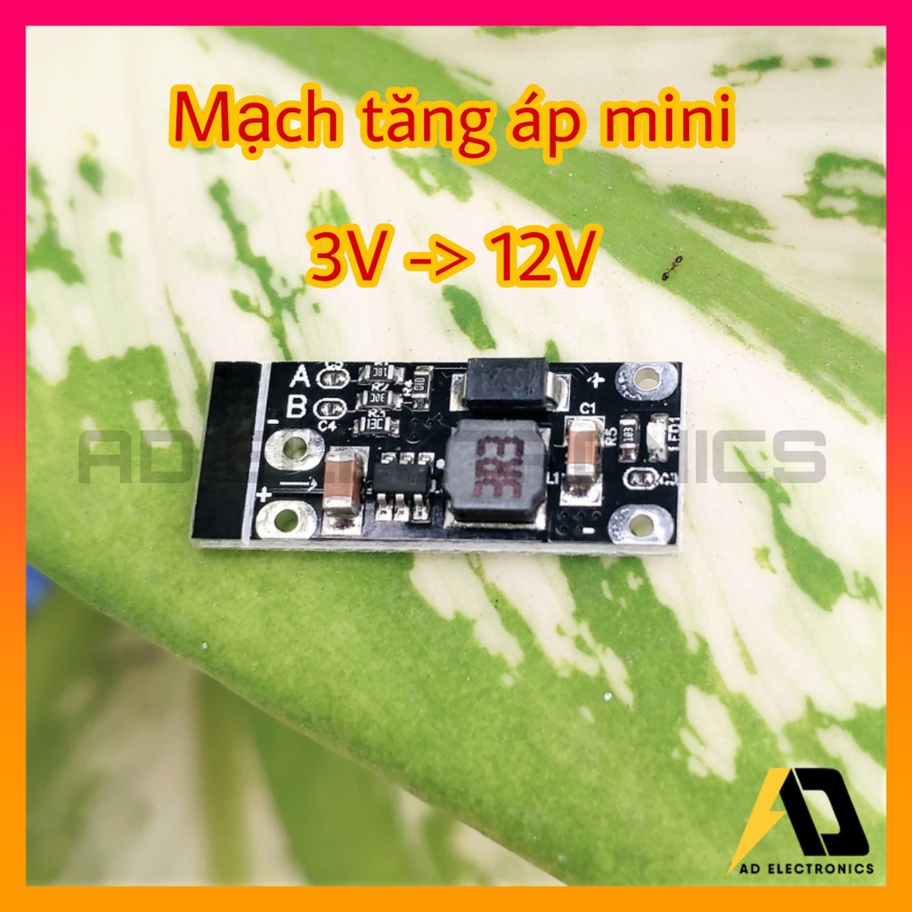 [CKCS] Mạch tăng áp mini DC - DC 3V/3.7V/4.2V sang 5V - 12V Chất Lượng Cao Tuỳ Chọn