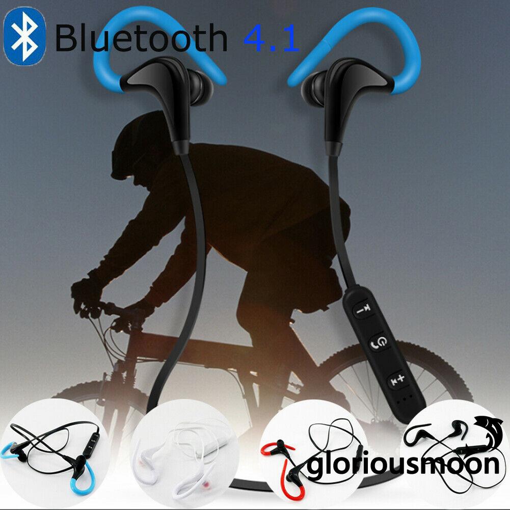 ღ𝓂ℰWireless Bluetooth 4.1 Sweatproof Sport Gym Headset Stereo Headphone Earphone