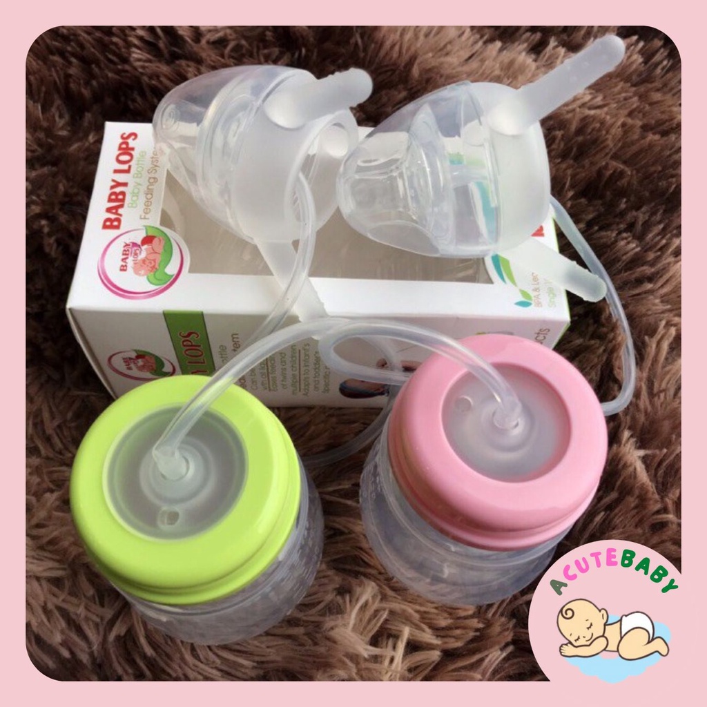 Bình sữa rảnh tay Baby Lops 180ml và 260ml cho bé
