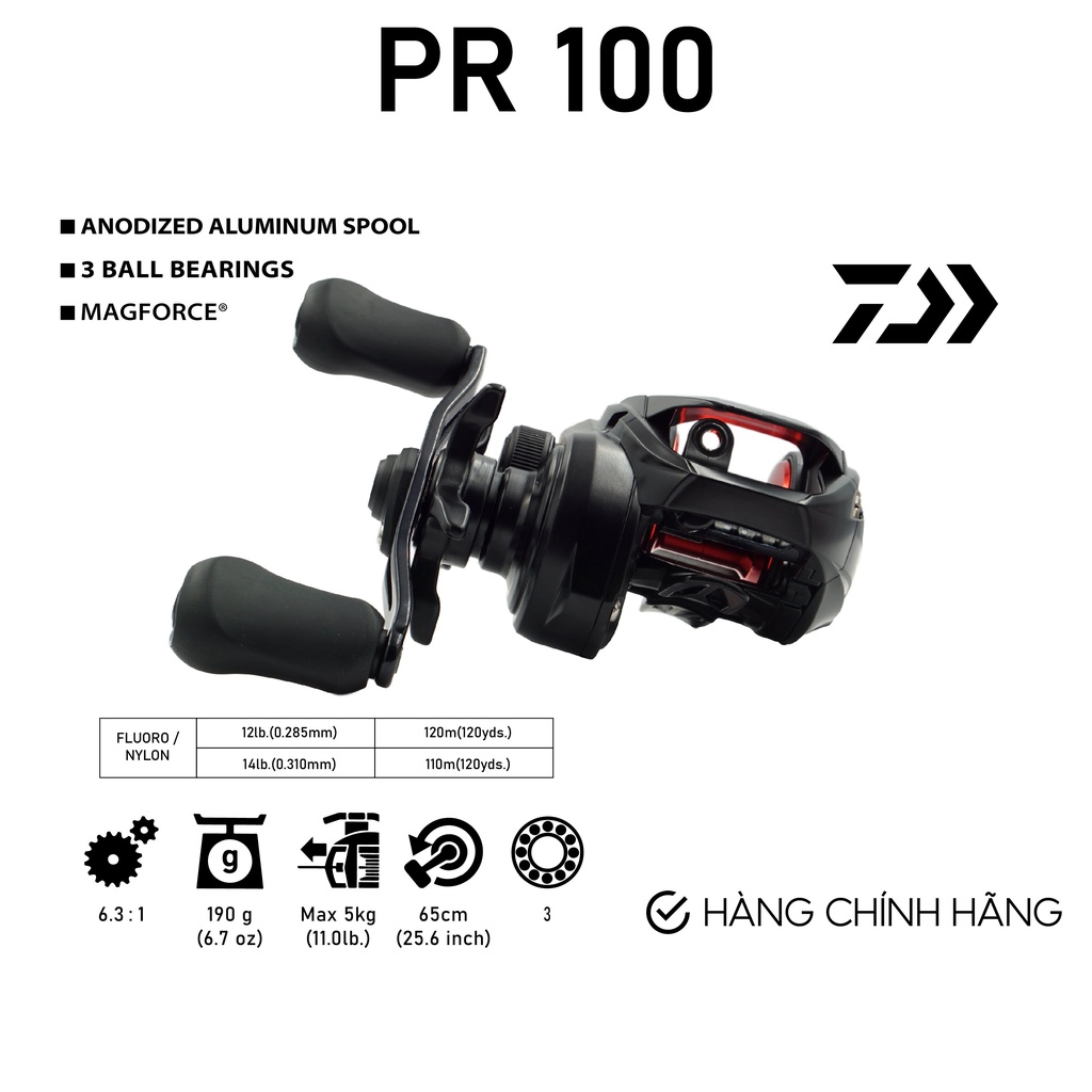 MÁY CÂU NGANG DAIWA PR 100 / PR 100L