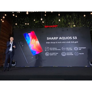 Điện thoại Sharp Aquos S3 - 4GB RAM, 64GB, 6 inch