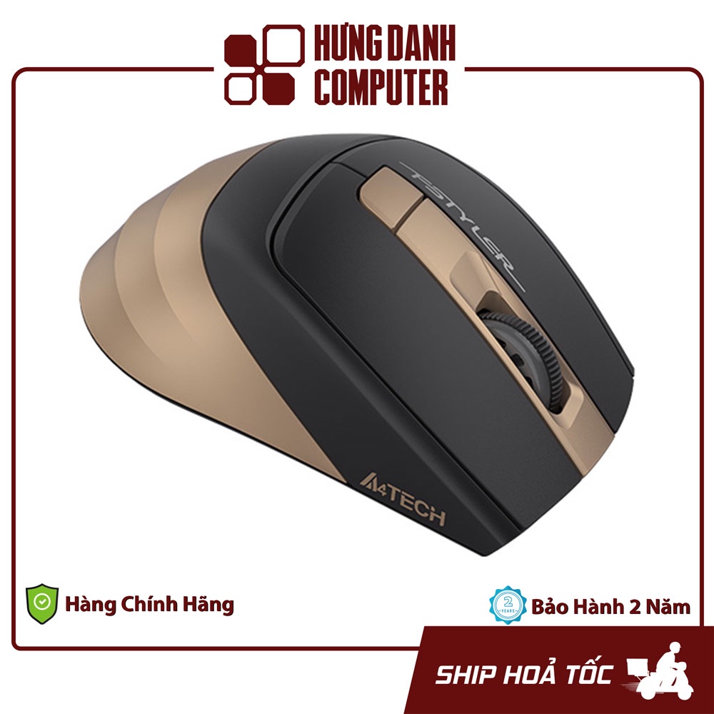 Chuột Không Dây Gaming Con Lăn 4 Chiều A4Tech FG35 Máy Tính Laptop