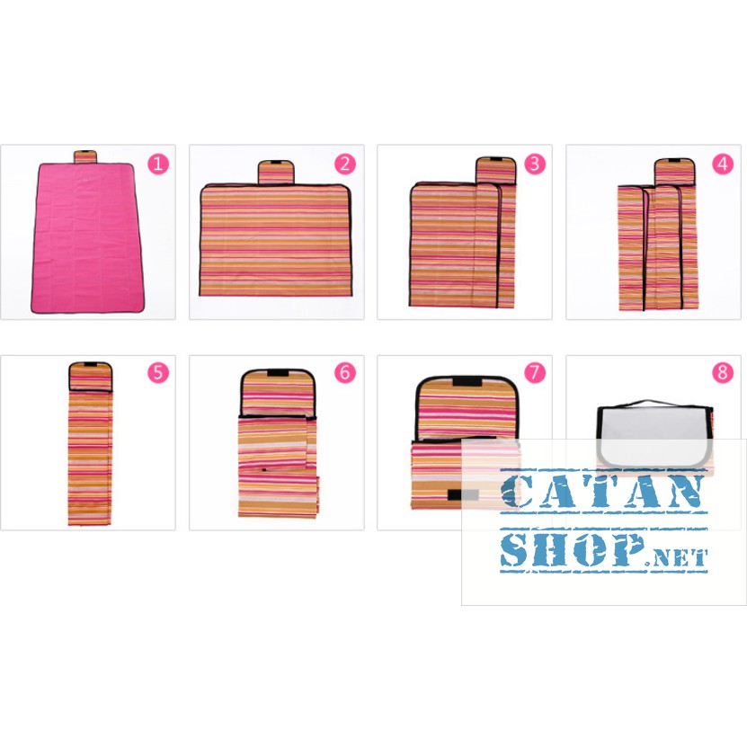 Bạt trải cắm trại 1M5 * 2M xếp gọn, thảm trải đi phượt, picnic 3 lớp chống thấm tuyệt đối có quai xách cao cấp | BigBuy360 - bigbuy360.vn