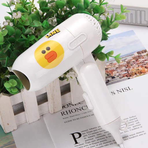 Mấy sấy tóc mini hình thú cho bé, thiết kế gấp gọn
