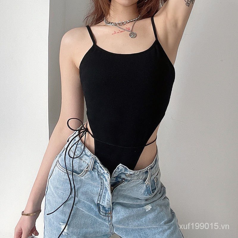 Áo liền quần Sát Nách Lưng Cao Thiết Kế Hở Lưng Quyến Rũ | BigBuy360 - bigbuy360.vn