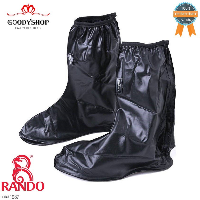 Giày Boots Đi Mưa Rando OBPS-04 Đen,che chở người thân yêu của bạn. Goodyshop