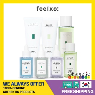 [Hàng mới về] Serum/Toner/Sữa rửa mặt Feelxo từ rau má chứa Cica Niacinamide Hyaluronic Matcha Vitamin Galactomyces