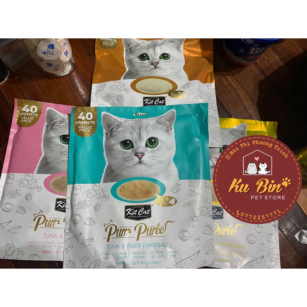 [ LẺ ] 1 thanh súp thưởng Kitcat 14gr cho mèo - Siêu sale Date 20/6