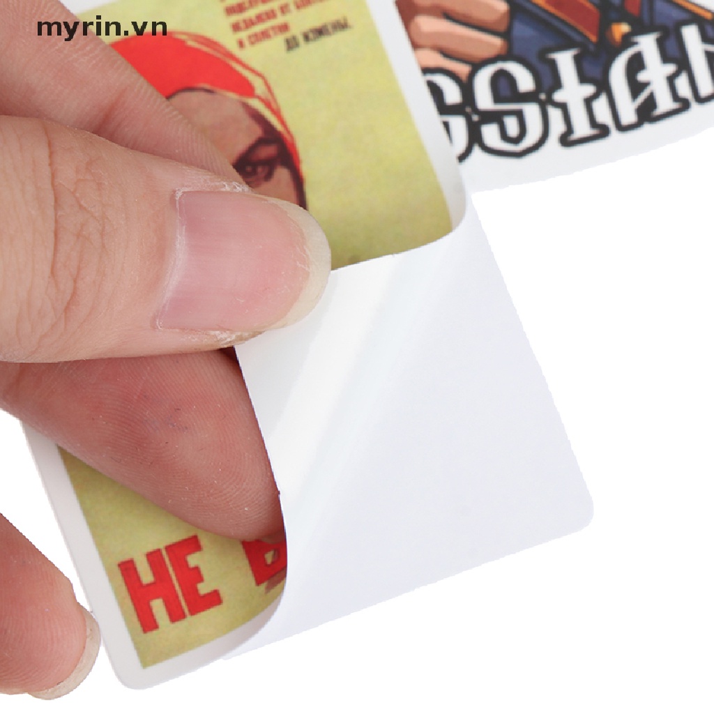 Set 50 Sticker Dán Ván Trượt Trang Trí