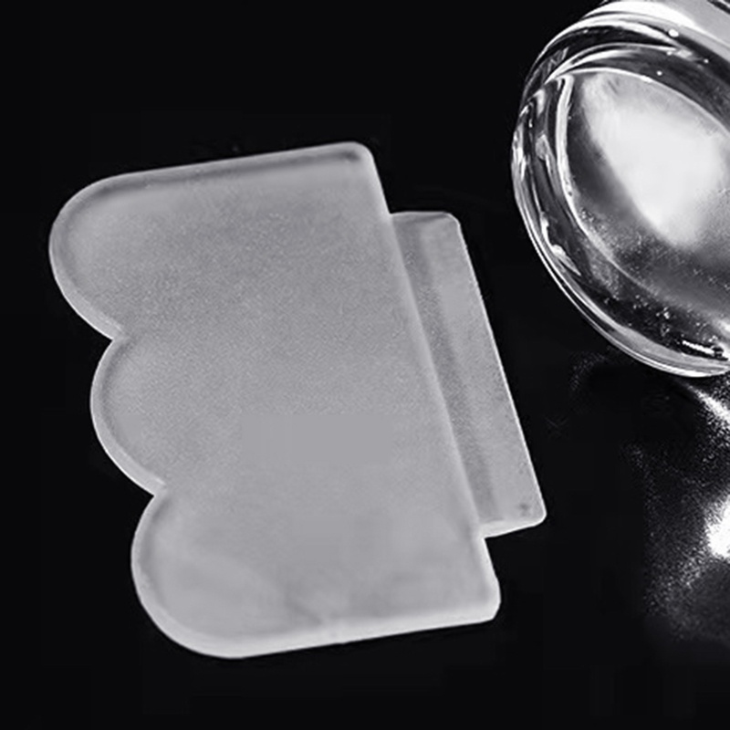 Set Dụng Cụ In Dấu Trang Trí Móng Nghệ Thuật Bằng Silicone Trong Suốt time