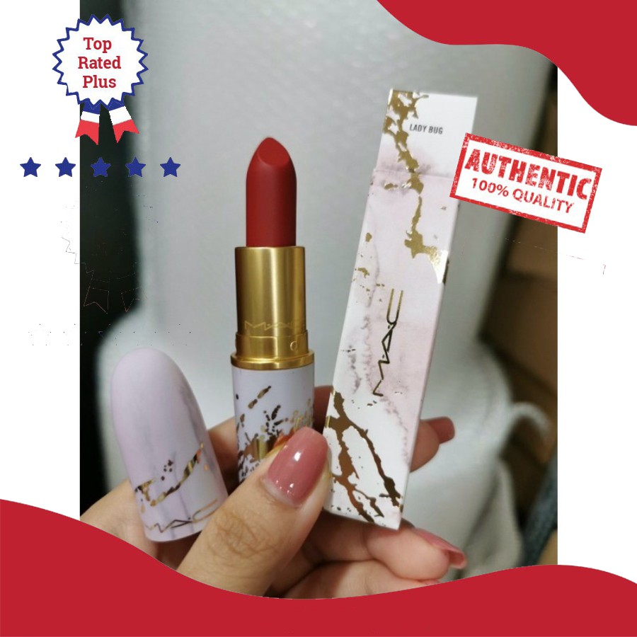 Son Mac bản mới limited - màu Chili, Ruby Woo, Lady Bug [B.Cosmetic. Hàng Authenic 100%]