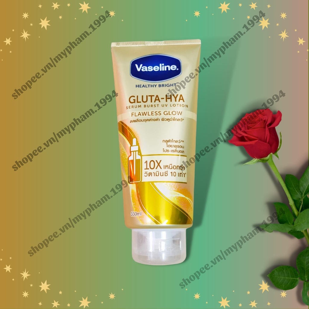 Combo kem body Bạch Ngọc Liên 90g và Vaseline Thái Lan 330ml dưỡng da trắng sáng  Combo Dưỡng Trắng