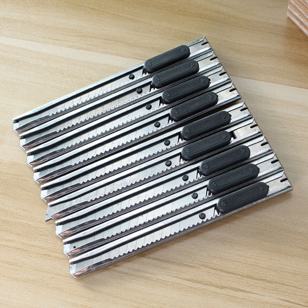 Combo 2 Dao rọc giấy inox 9mm - Thép không gỉ