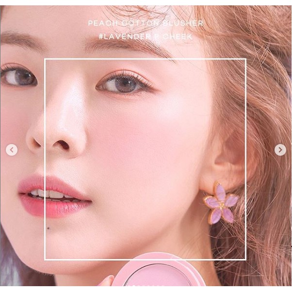 Phấn Má Hồng Dạng Nén Ngọt Ngào Peach C Peach Cotton Blusher | BigBuy360 - bigbuy360.vn